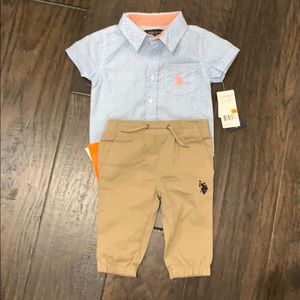 Baby boy polo and pants